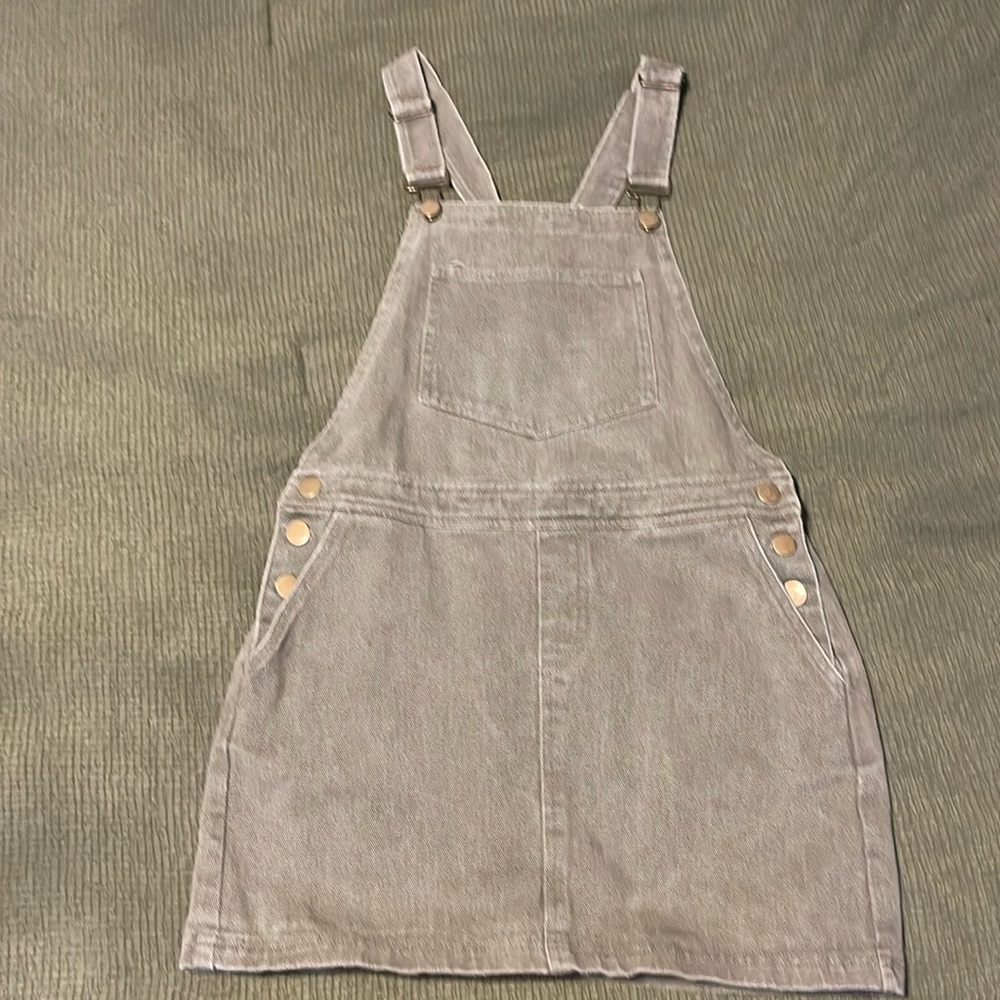 Forever 21 Green Overall Dress